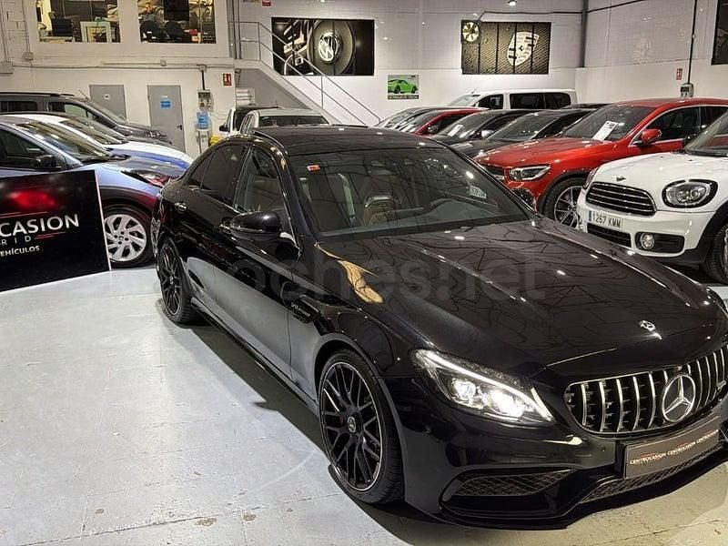 Usado Mercedes C63S AMG 510 CV (375 kW) 2017 Negro Berlina