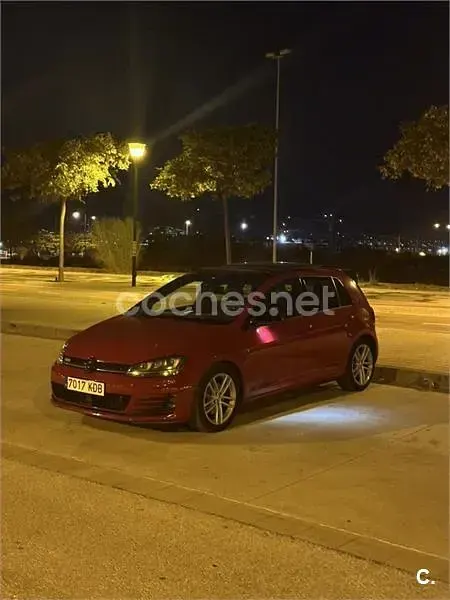 Usado VW Golf VII GTD 184 CV (135 kW) 2014 Rojo Berlina