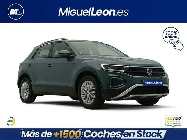 Usado VW T-Roc 110 CV (80 kW) 2023 Azul SUV