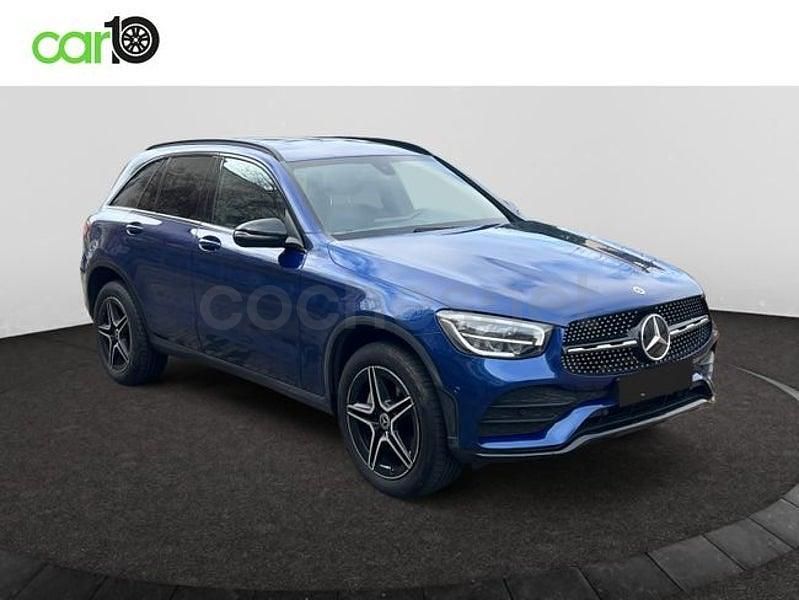 Usado Mercedes GLC300e 320 CV (235 kW) 2021 Azul SUV
