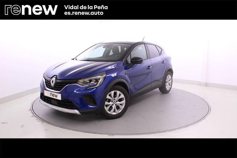 Usado Renault Captur Intens 91 CV (66 kW) 2021 Azul SUV