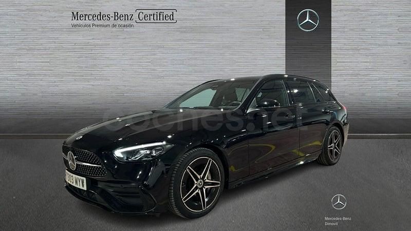 Usado Mercedes C220 200 CV (147 kW) 2024 Negro Familiar