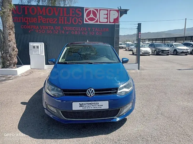 Occasion VW Polo Advance 105 ch (77 kW) 2011 Bleue Citadine