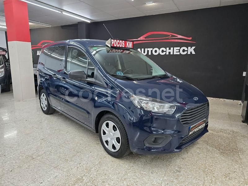 Azul Usado 2019 Ford Tourneo Courier Ambiente Monovolumen | 14.990 € (Caro) - Imagen 1/4