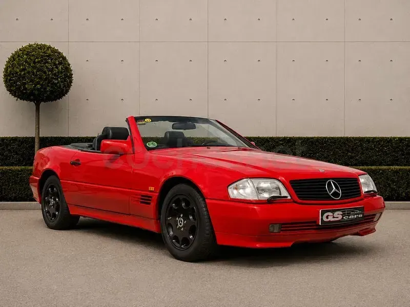 Usado Mercedes SL500 320 CV (235 kW) 1995 Rojo Descapotable