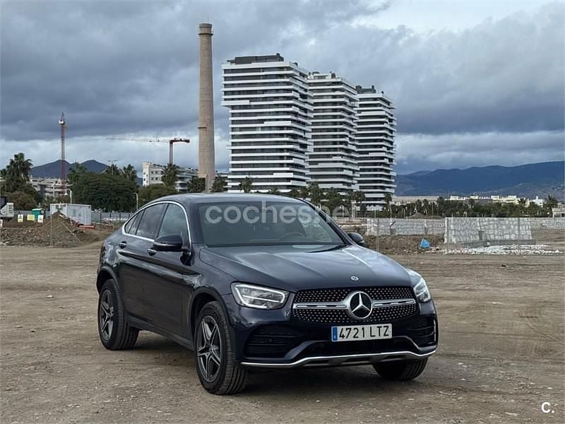 Azul Usado 2021 Mercedes GLC300e Coupe | 41.000 € - Imagen 1/4