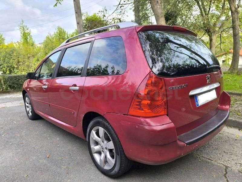 Usado Peugeot 307 110 CV (80 kW) 2007 Granate Familiar