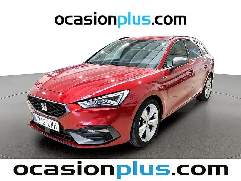 Rojo Usado 2021 Seat Leon FR Monovolumen | 19.082 € (Precio justo) - Imagen 1/4