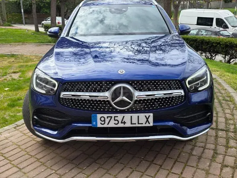 Usado Mercedes GLC300e 306 CV (225 kW) 2021 Azul SUV