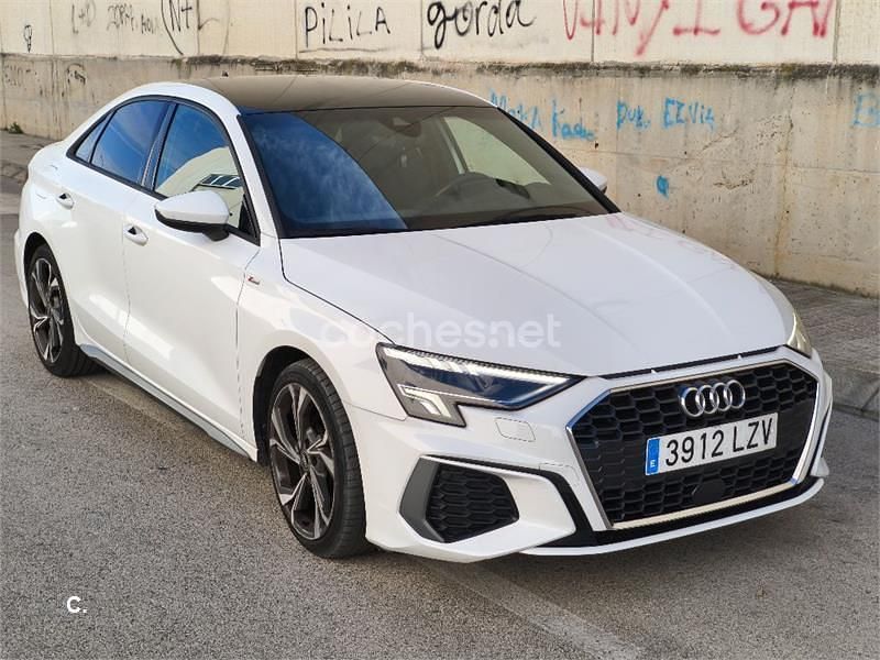 Brugt Audi A3 S-Line 150 HK (110 kW) 2022 Hvid Sedan