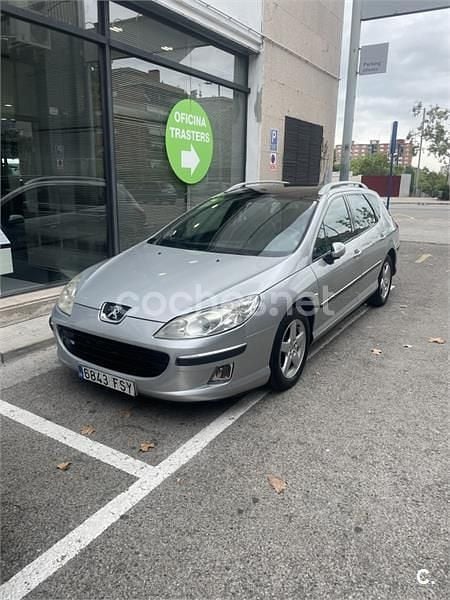 Usado Peugeot 407 Sport 136 CV (100 kW) 2006 Gris / plata Familiar