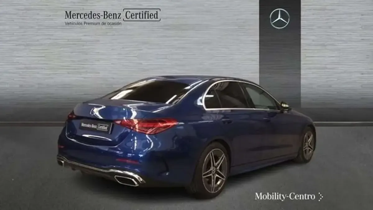 Usado Mercedes C200 207 CV (152 kW) 2021 Azul Berlina