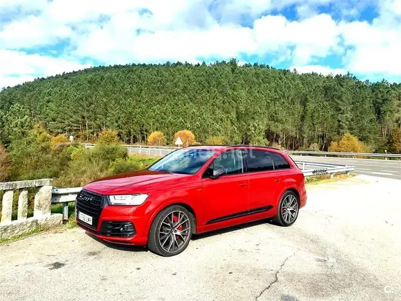 Usado Audi SQ7 435 CV (319 kW) 2017 Rojo SUV
