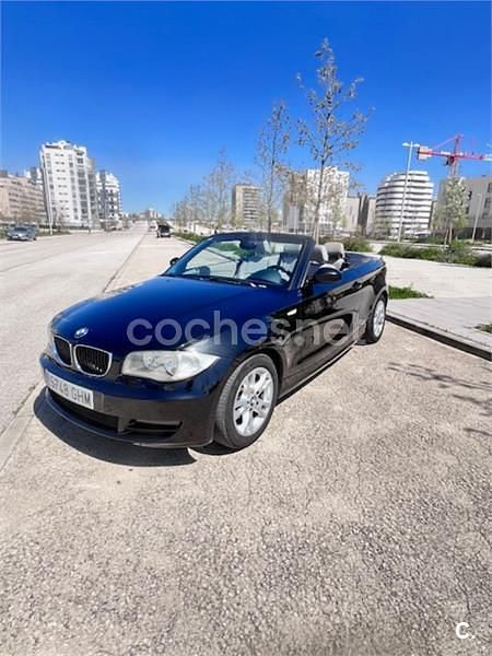 Negro Usado 2008 BMW 118 Cabriolet Descapotable | 8100 € (Caro) - Imagen 1/4