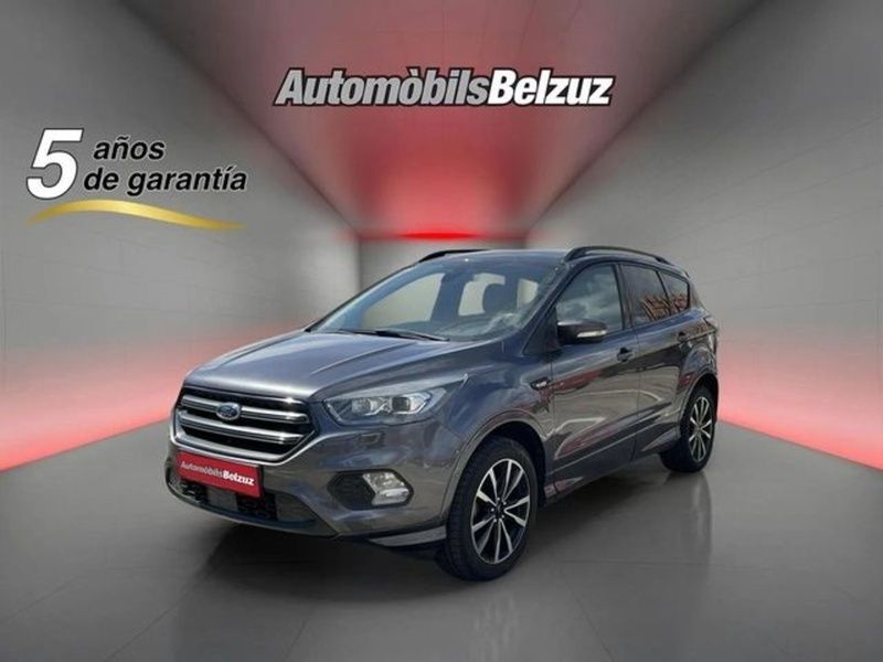 Gris Usado 2018 Ford Kuga ST-Line SUV | 17.990 € (Precio justo) - Imagen 1/4
