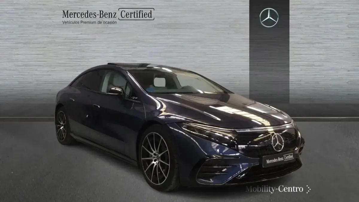 Nuevo Mercedes EQS450+ Edition 264 kW (360 CV) 2025 Azul sodalita Berlina