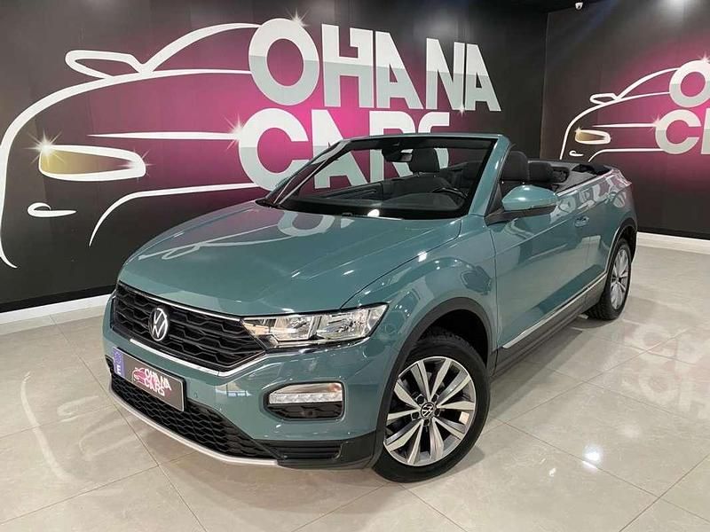 Azul Usado 2021 VW T-Roc Cabriolet Style Descapotable | 17.990 € (Precio justo) - Imagen 1/4