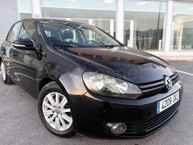 Usado VW Golf VI Highline 140 CV (102 kW) 2009 Negro Utilitario
