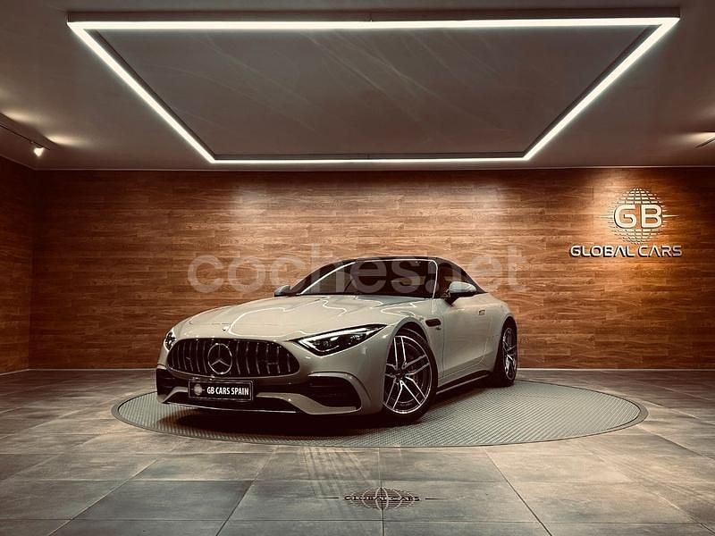 Gris / plata Usado 2022 Mercedes SL43 AMG AMG Descapotable | 113.490 € - Imagen 1/4