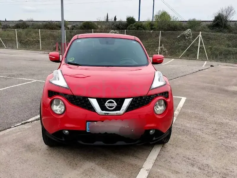 Usado Nissan Juke Acenta 110 CV (80 kW) 2015 Rojo SUV
