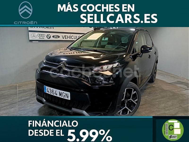 Negro Usado 2023 Citroën C3 Aircross Shine SUV | 17.490 € (Precio justo) - Imagen 1/4