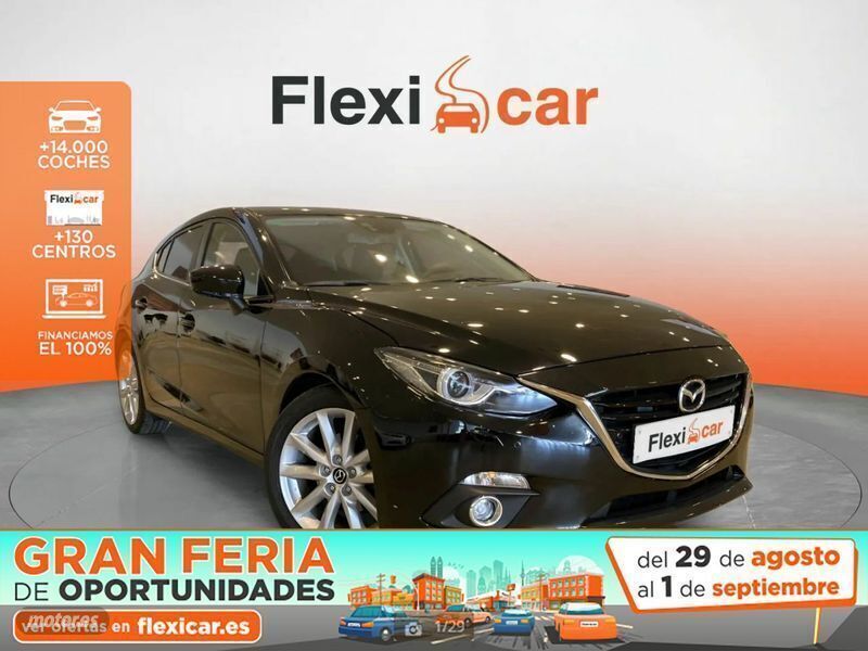 Negro Usado 2016 Mazda 3 Style Berlina | 15.490 € - Imagen 1/4