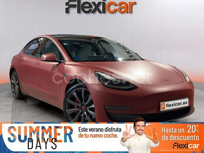 Eléctrico Usado 2019 Tesla Model 3 Performance Berlina | 24.490 € (Buen precio) - Imagen 1/4
