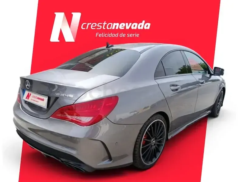 Usado Mercedes CLA45 AMG AMG 360 CV (264 kW) 2015 Gris / plata Coupe