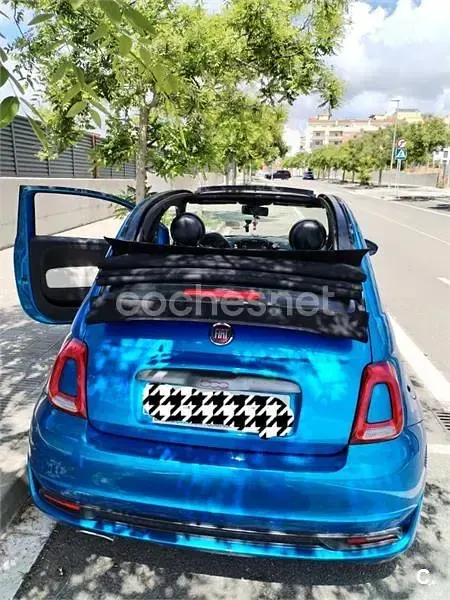 Usado Fiat 500 Mirror 69 CV (50 kW) 2018 Azul Berlina