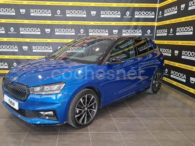 Azul Usado 2024 Skoda Fabia Monte Carlo Berlina | 22.950 € (Precio justo) - Imagen 1/4