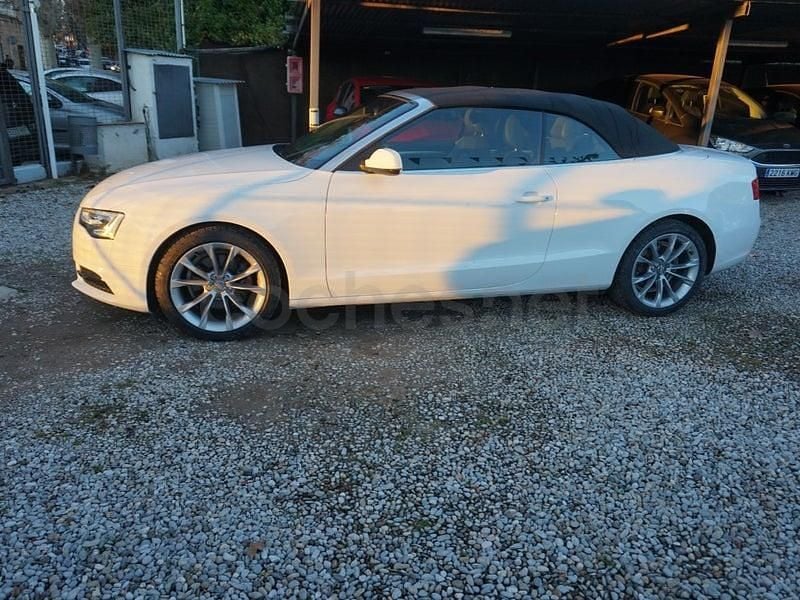 Blanco Usado 2015 Audi A5 Cabriolet S-Line Descapotable | 19.800 € (Precio justo) - Imagen 1/4
