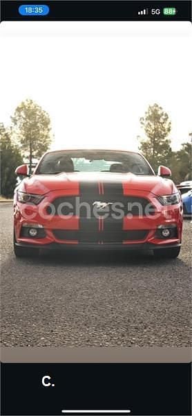 Usado Ford Mustang GT 418 CV (307 kW) 2017 Rojo Coupe