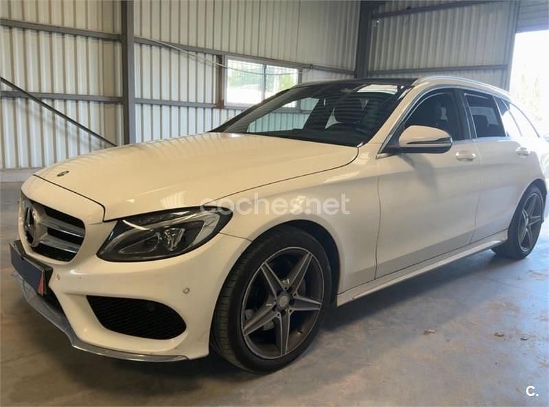 Blanco Usado 2015 Mercedes C180 Familiar | 13.990 € (Precio justo) - Imagen 1/4