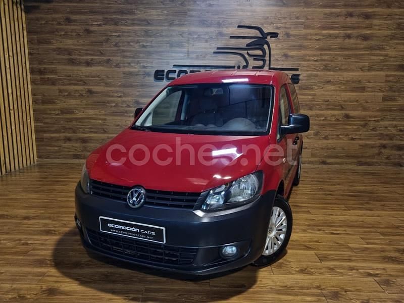Rojo Usado 2014 VW Caddy Comfortline Monovolumen | 8990 € (Precio justo) - Imagen 1/4