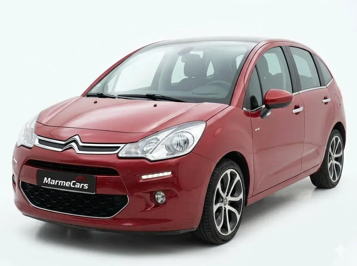 Usado Citroën C3 Exclusive 92 CV (67 kW) 2014 Granate Berlina