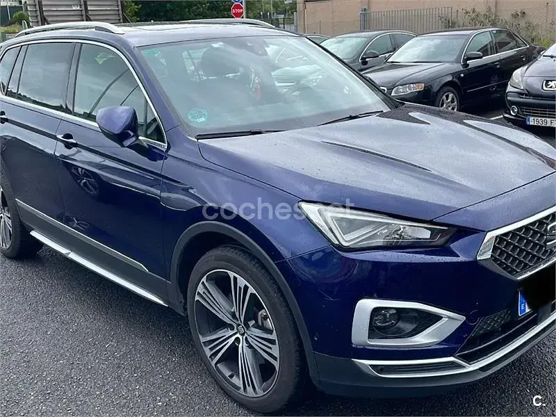 Usado Seat Tarraco 4Drive 190 CV (139 kW) 2020 Azul SUV
