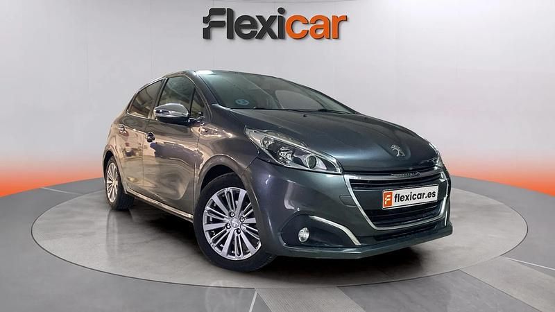 Usado Peugeot 208 Style 75 CV (55 kW) 2016 Gris Utilitario