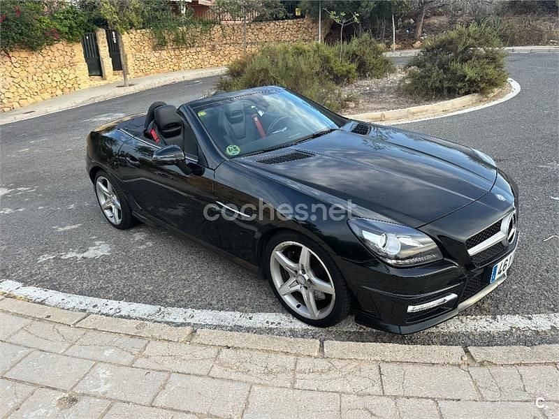 Negro Usado 2012 Mercedes SLK250 Descapotable | 19.700 € - Imagen 1/4