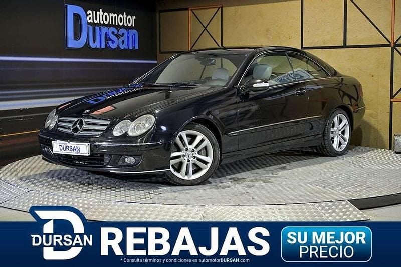 Negro Usado 2006 Mercedes CLK200 Avantgarde Coupe | 9990 € - Imagen 1/4