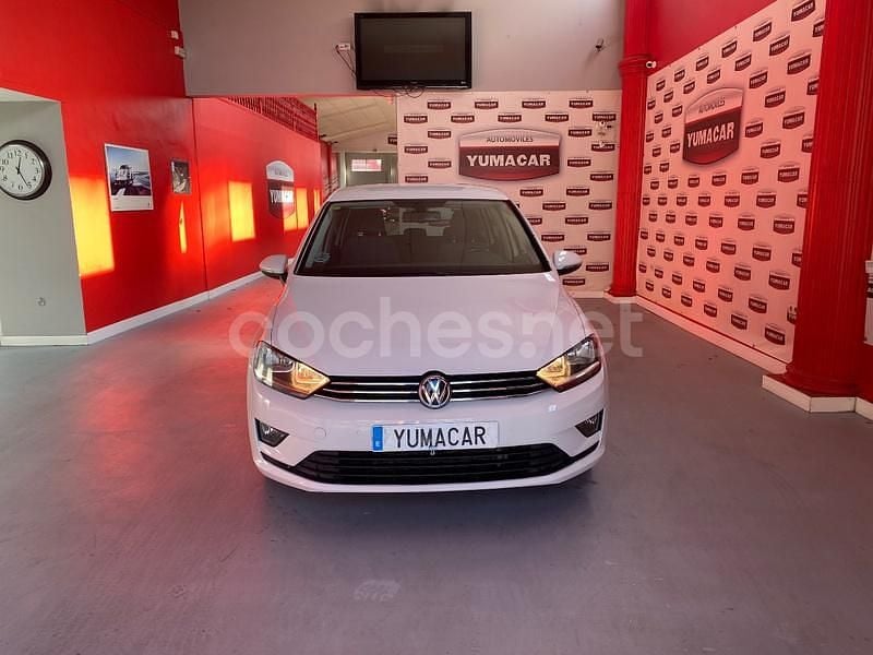 Blanco Usado 2015 VW Golf Sportsvan Advance Monovolumen | 6990 € (Precio justo) - Imagen 1/4