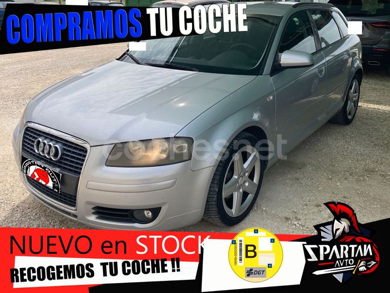 Gris / plata Usado 2005 Audi A3 Sportback Attraction Berlina | 4790 € (Precio justo) - Imagen 1/4