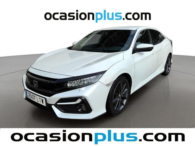 Blanco Usado 2021 Honda Civic Elegance Utilitario | 18.355 € (Super precio) - Imagen 1/4