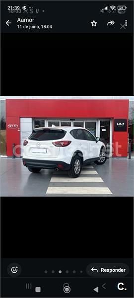 Usado Mazda CX-5 Style 150 CV (110 kW) 2015 Blanco SUV