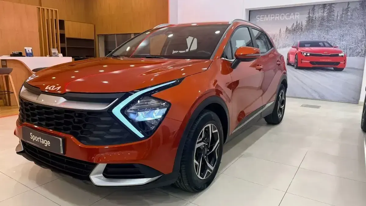 Usado Kia Sportage 150 CV (110 kW) 2022 Naranja SUV
