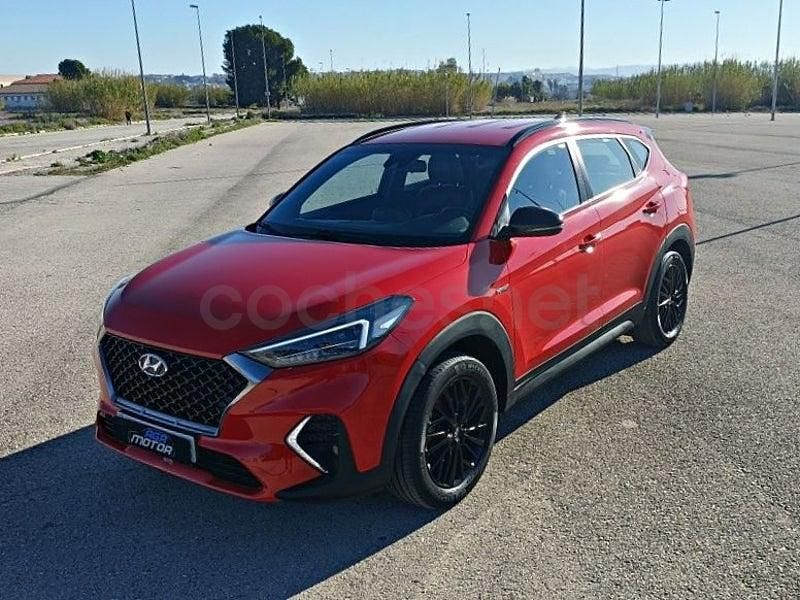 Usado Hyundai Tucson N Line 136 CV (100 kW) 2020 Rojo SUV