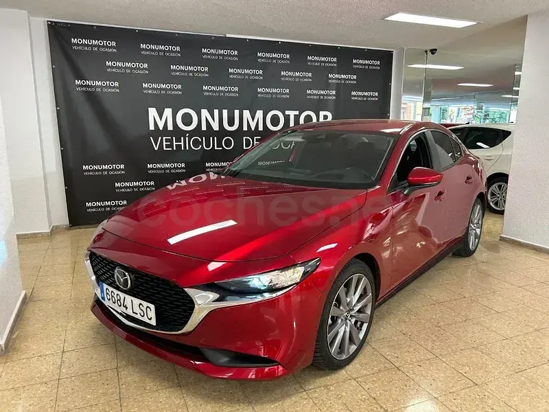 Begagnad Mazda 3 122 HK (89 kW) 2021 Röd Sedan