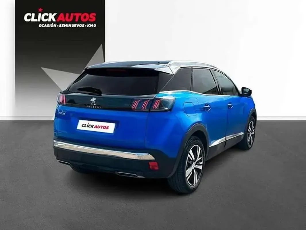 Usado Peugeot 3008 GT 131 CV (96 kW) 2022 Azul SUV