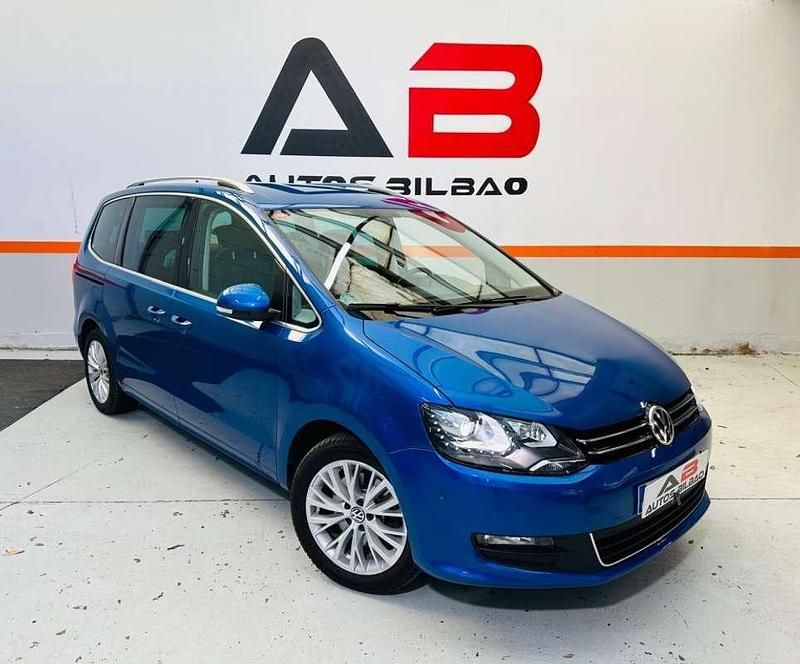 Usado VW Sharan Advance 150 CV (110 kW) 2018 Azul Monovolumen