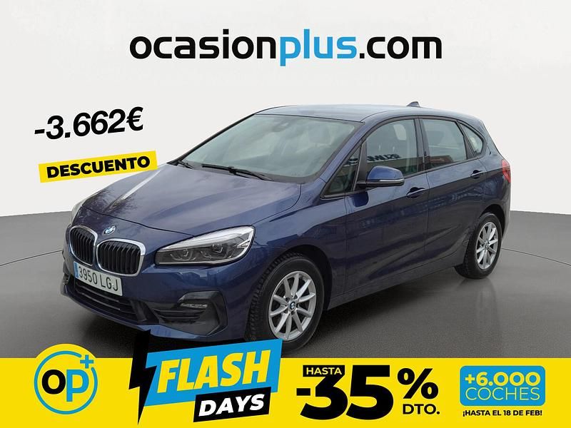 Azul Usado 2020 BMW 218 Active Tourer Monovolumen | 17.190 € (Precio justo) - Imagen 1/4