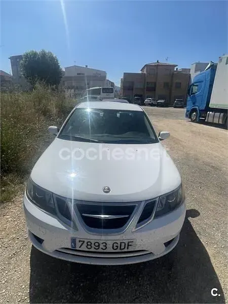 Usado Saab 9-3 Linear 150 CV (110 kW) 2008 Blanco Berlina